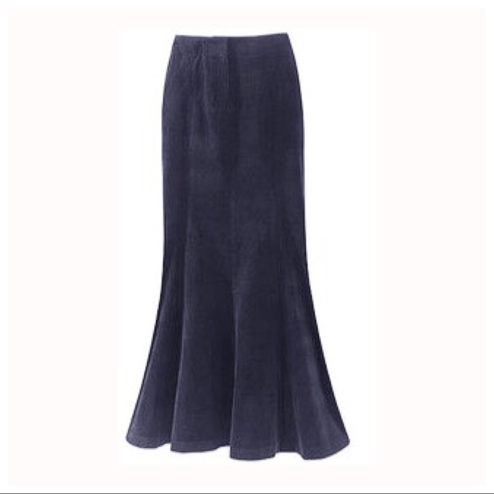Plum Luxe Linen Skirt